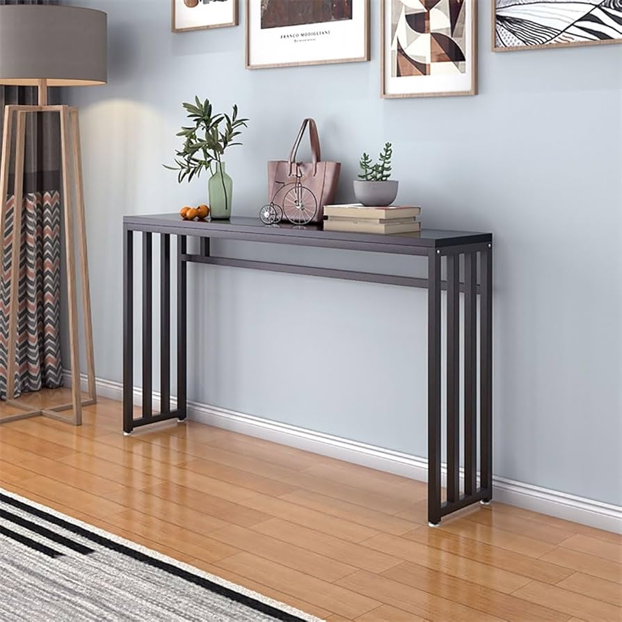 Amazon｜コンソールテーブル 廊下テーブル 長方形 幅100×奥行30×高さ80