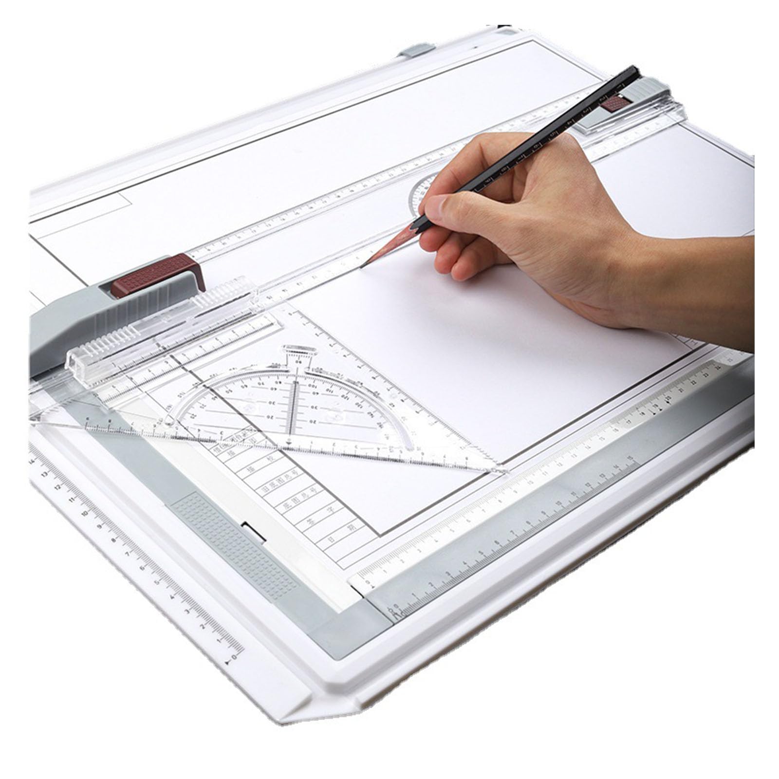 Amazon.co.jp: 製図板 建築士 A2 建築製図板 平行定規 マグネット製図