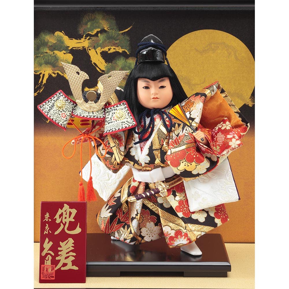 五月人形 瑞半武者人形 兜差 春楓作 (十号) 五月人形 瑞半武者人形 兜