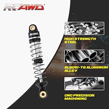 Amazon.com: RCAWD Lengthen FX118 Shocks 58MM Oil Type for 1/18