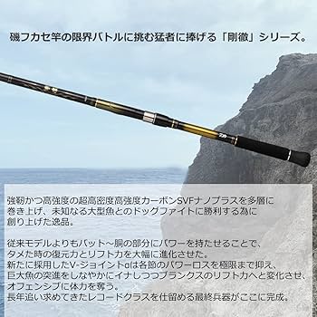 Amazon | ダイワ(DAIWA) 剛徹(ゴウテツ) H-50・W | ダイワ(DAIWA) | 磯竿