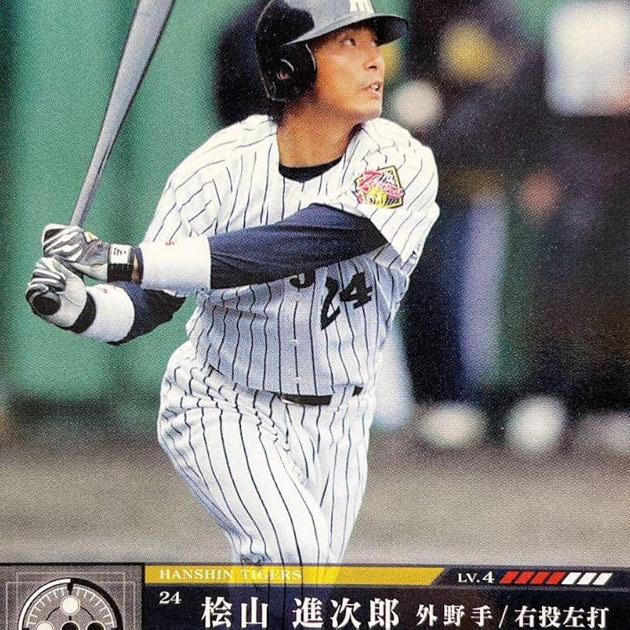 ぴ*ん様 【値段交渉可】阪神タイガース 24 桧山進次郎 実使用直筆