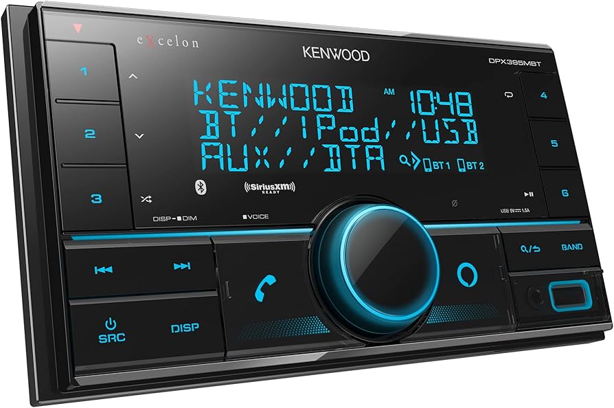 Amazon.com: Kenwood DPX395MBT Double DIN in-Dash Digital Media