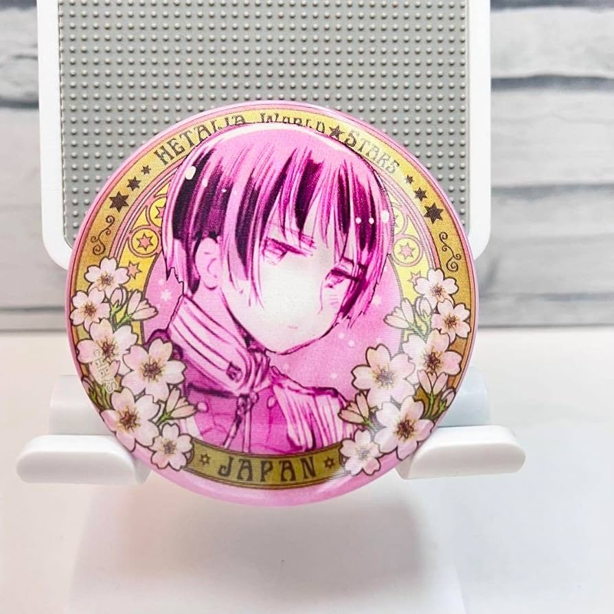 Amazon | ヘタリア アニメガ チェンジング缶バッジ 日本 ミュージアム