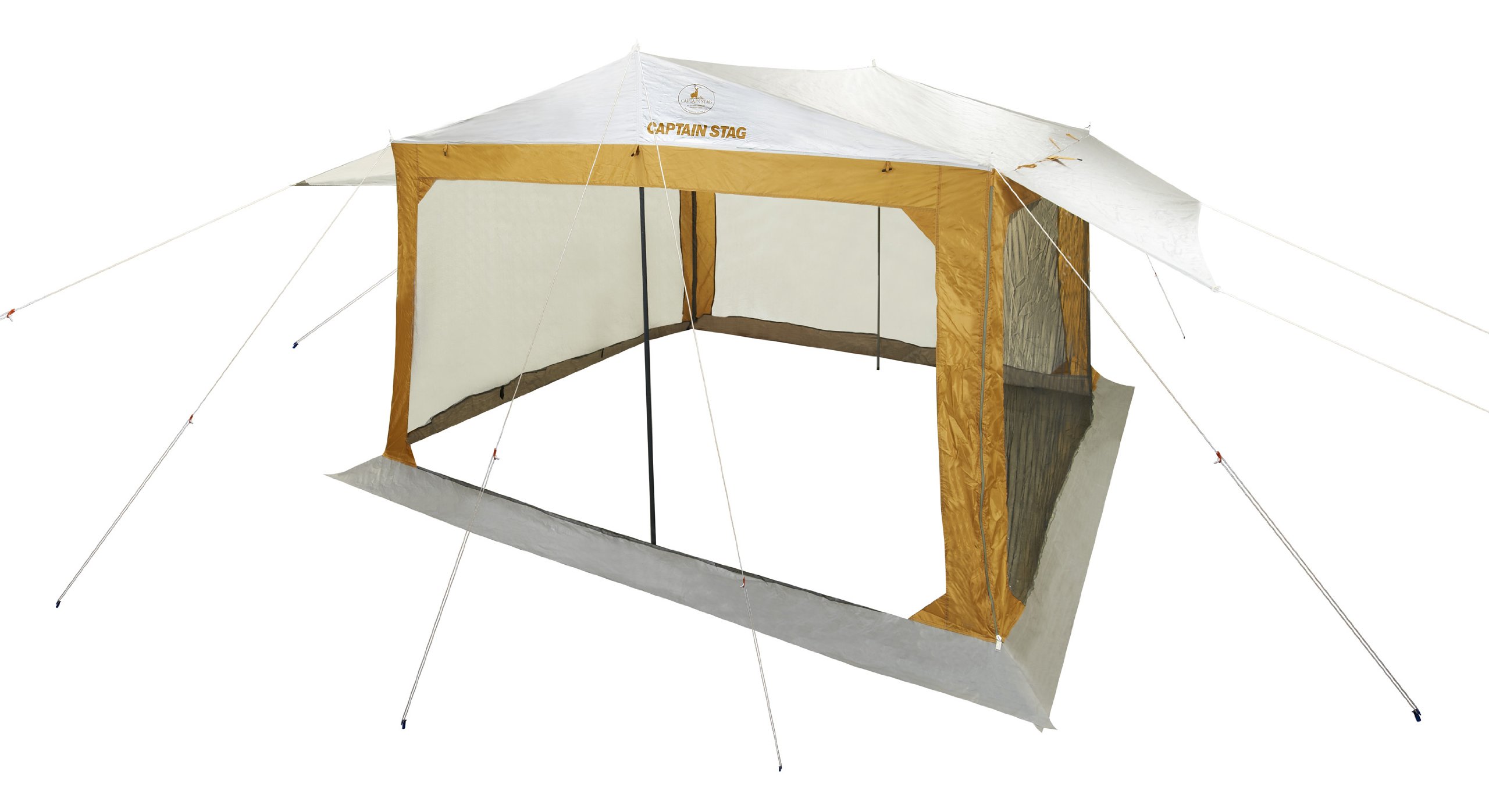 Amazon | キャプテンスタッグ BBQ用 テント タープ キャノピー付き