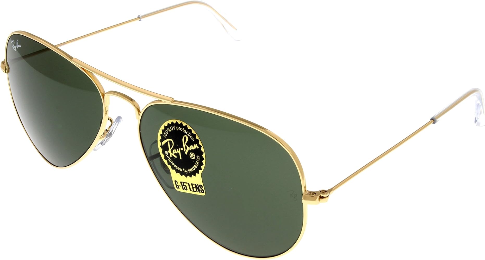 Amazon.com: Ray Ban Sunglasses Aviator Gold Unisex RB3025 L0205