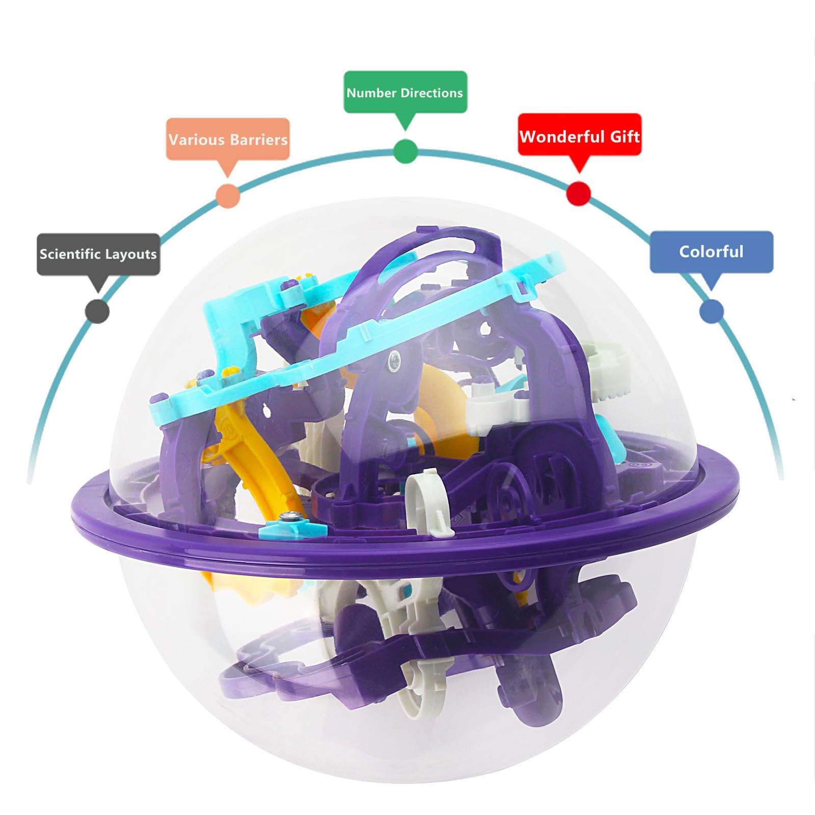 Amazon.com: Maze Ball, 3D Interactive Maze Sphere Game (16cm,6.3