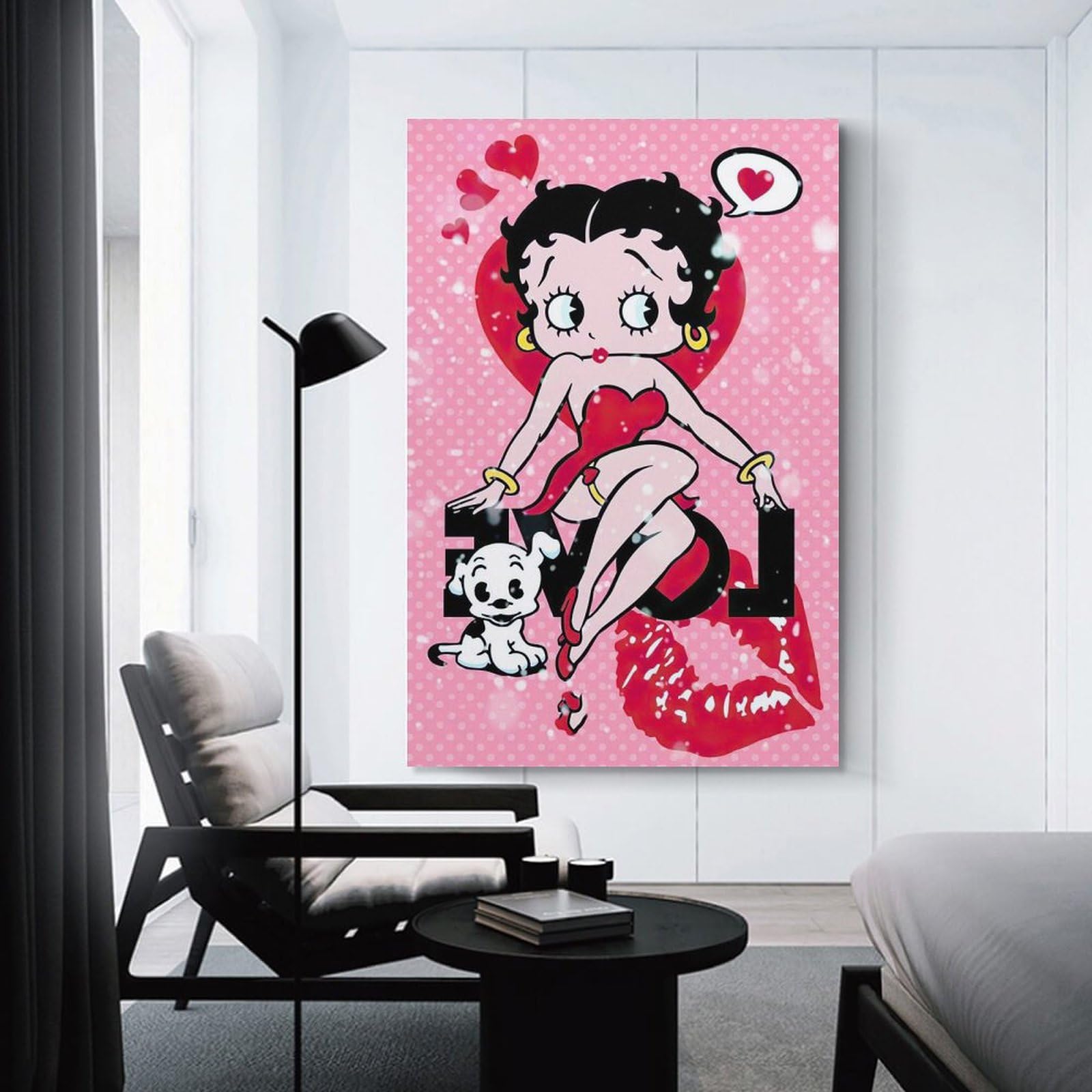 No.166フレーム付きキャンバスアート ブランドアートポスター ベティー