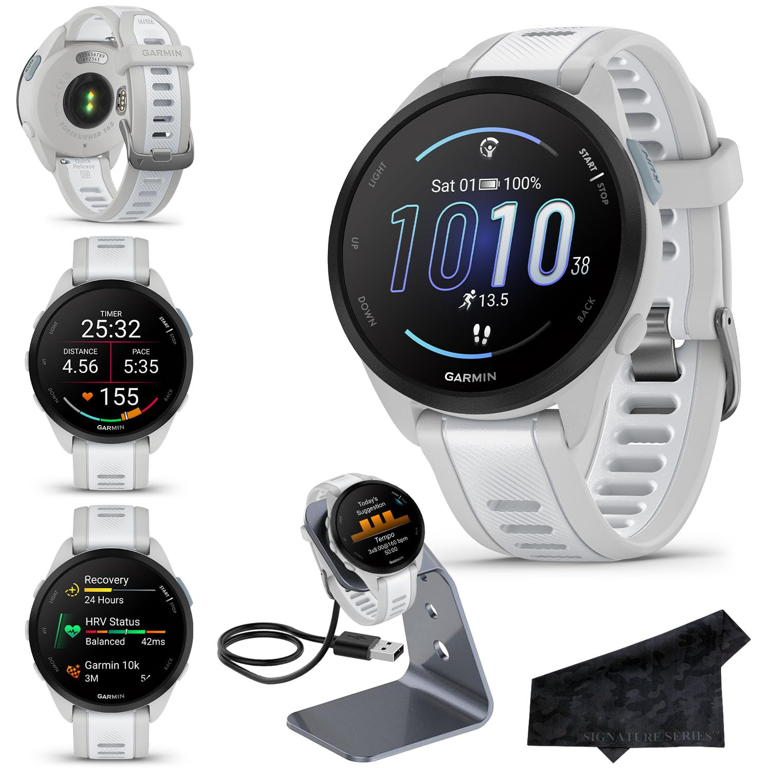 Amazon.com: Garmin Forerunner 165 GPS Running Smartwatch, Mist