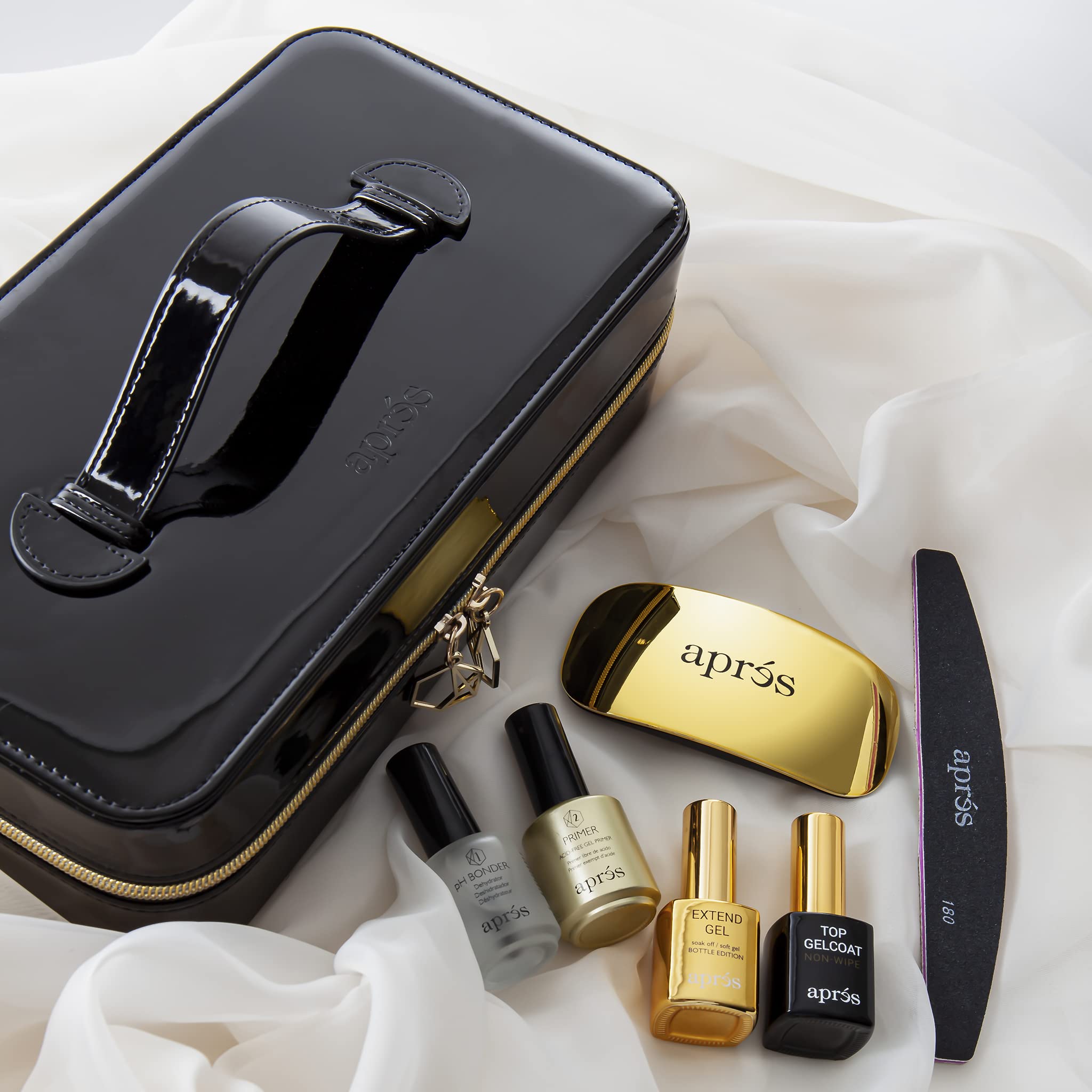 Amazon.com: Apres Nail Gel-X Nail Extension Kit & Natural Round