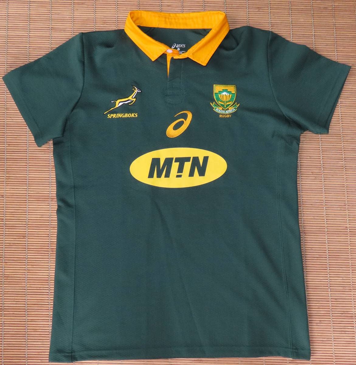 Amazon.co.jp: ラグビー アシックス製 南アフリカ代表ホーム用 1st