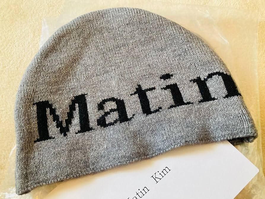 Amazon.co.jp: マーティンキム Matin Kim ニット帽 ニットキャップ