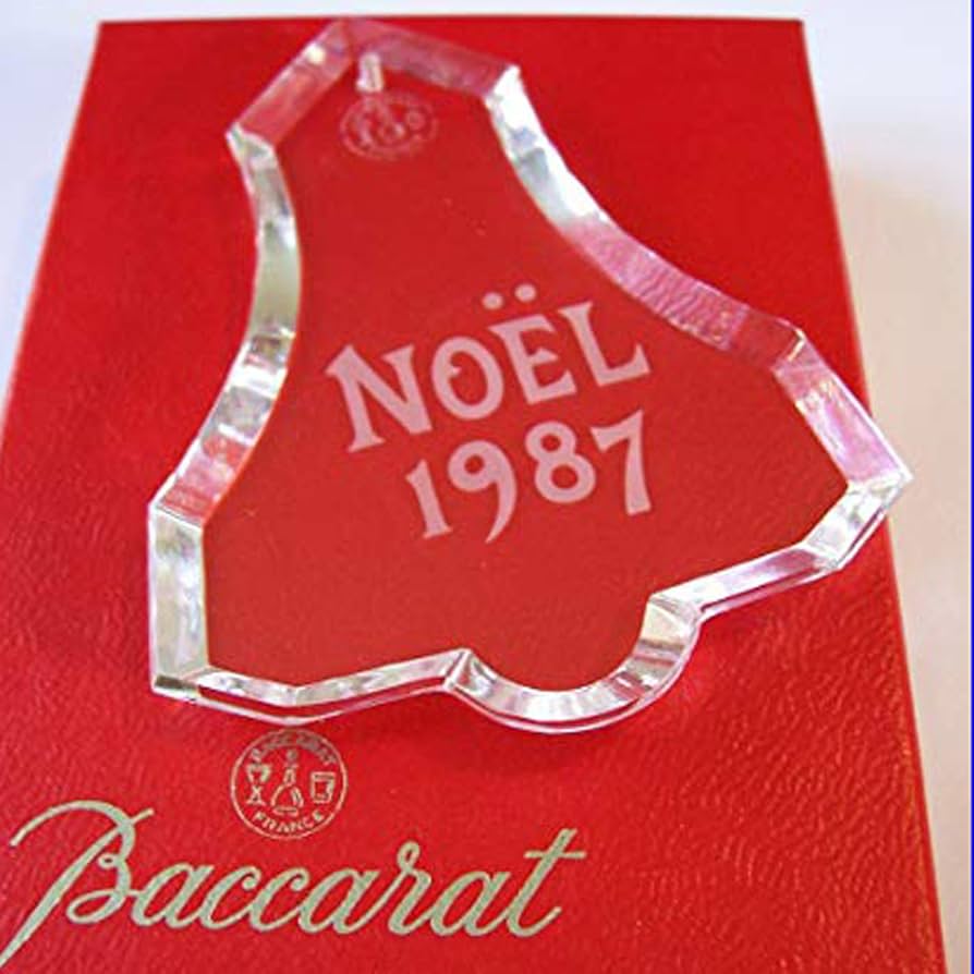 Amazon.co.jp: Baccarat Crystal 1987 オーナメント ノエル クリスマス
