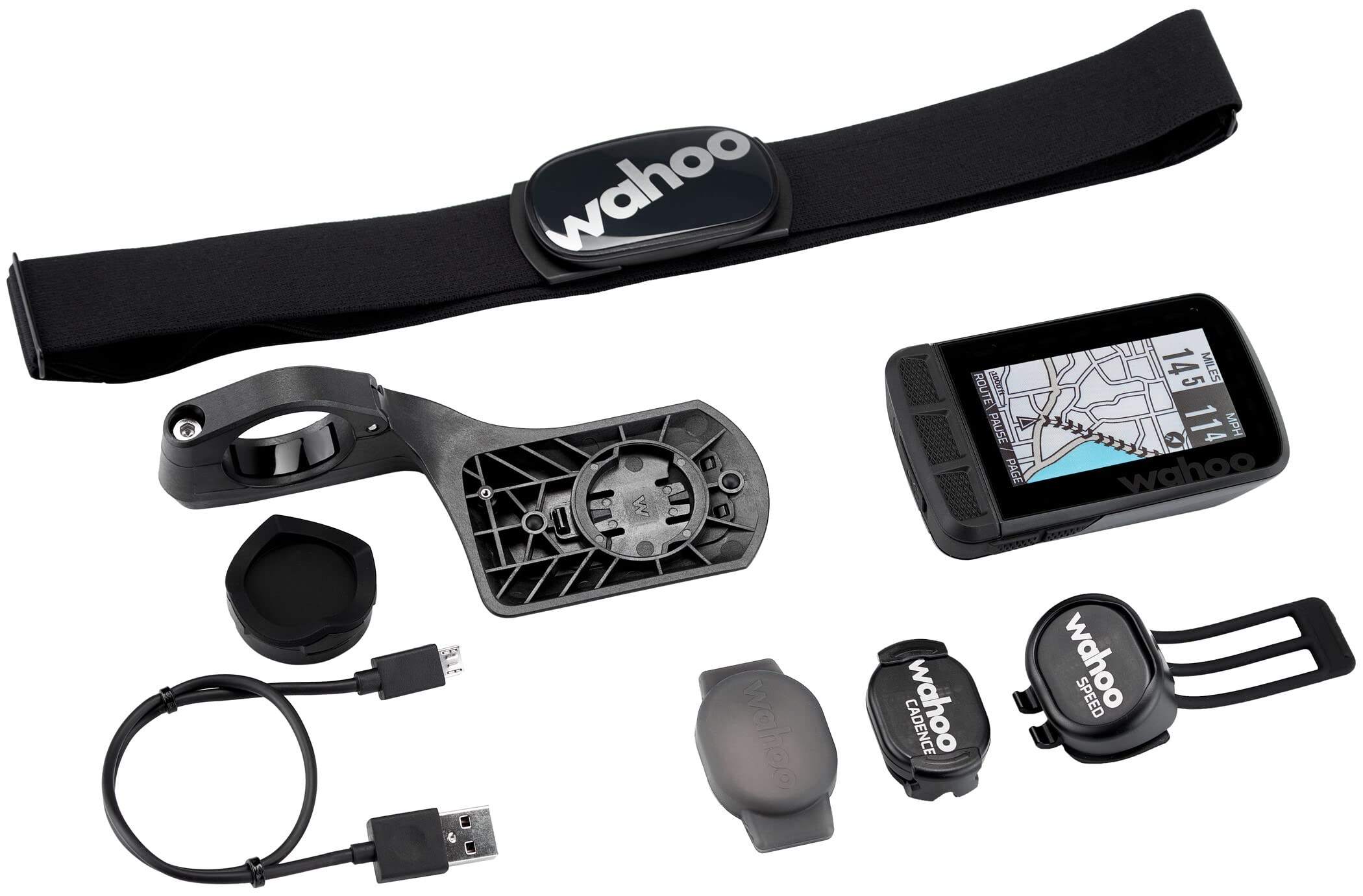 Wahoo ELEMNT ROAM GPS Cycling/Bike Computer Bundle, Black : Amazon