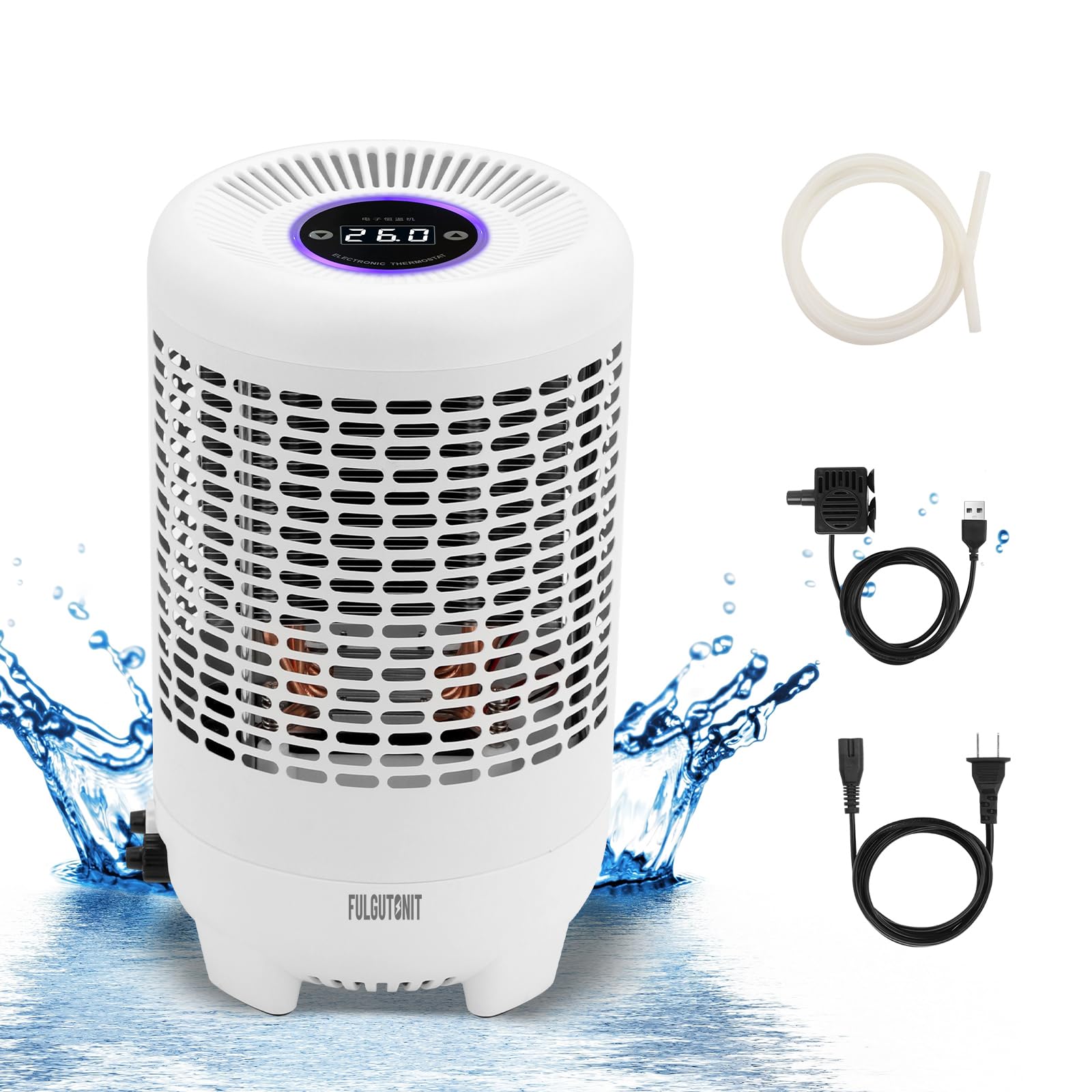 Amazon | Fulgutonit 水槽 クーラー 小型 冷却/加熱両用 静音 3-35