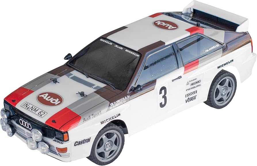 Amazon.com: Tamiya 58667 RC Audi Quattro A2 Rally Car Kit, TT-02