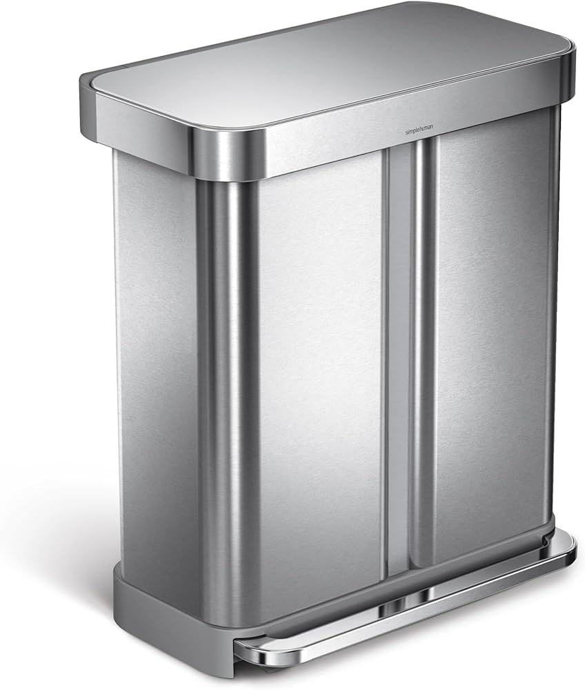 Amazon.co.jp: シンプルヒューマン ゴミ箱 58リットル 分別 リサイクル
