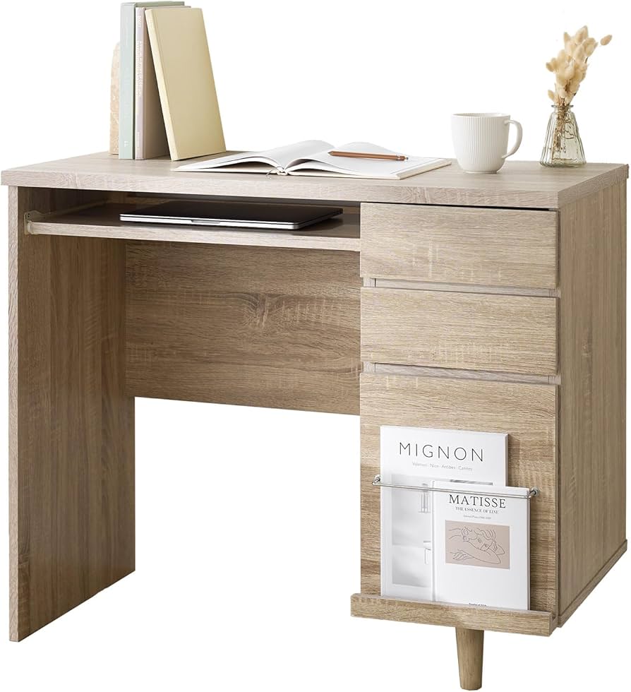 Amazon.co.jp: LOWYA ロウヤ デスク パソコンデスク 学習机 勉強机 幅