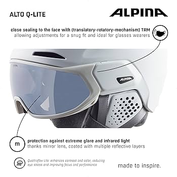 Amazon | ALPINA(アルピナ) スキースノーボードバイザーヘルメット