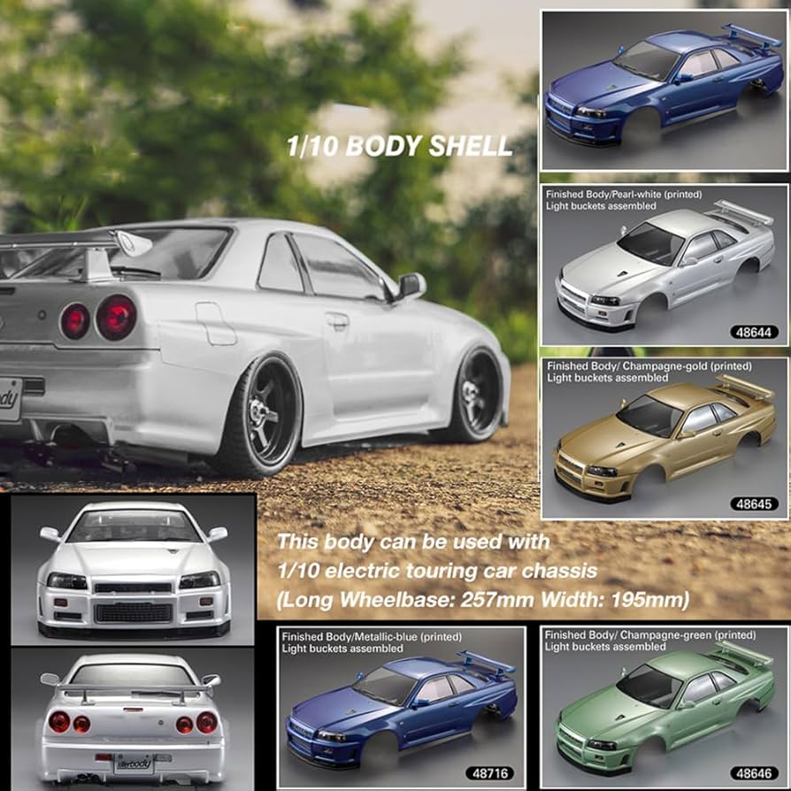 Amazon | Goolsky Killerbody 48644 (R34) 完成ボディシェルフレーム 1