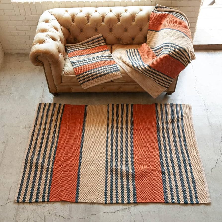 Amazon｜ダルトン(Dulton) コットン チンディ ラグ 1300×1900mm