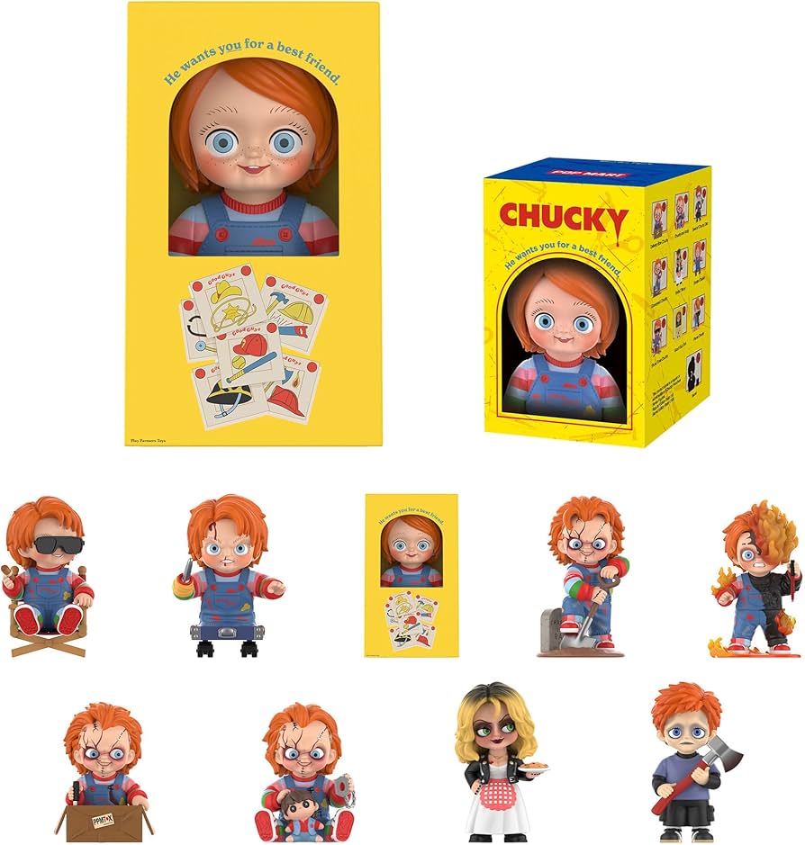 Amazon.com: POP MART Chucky Franchise Series Blind Box Figures