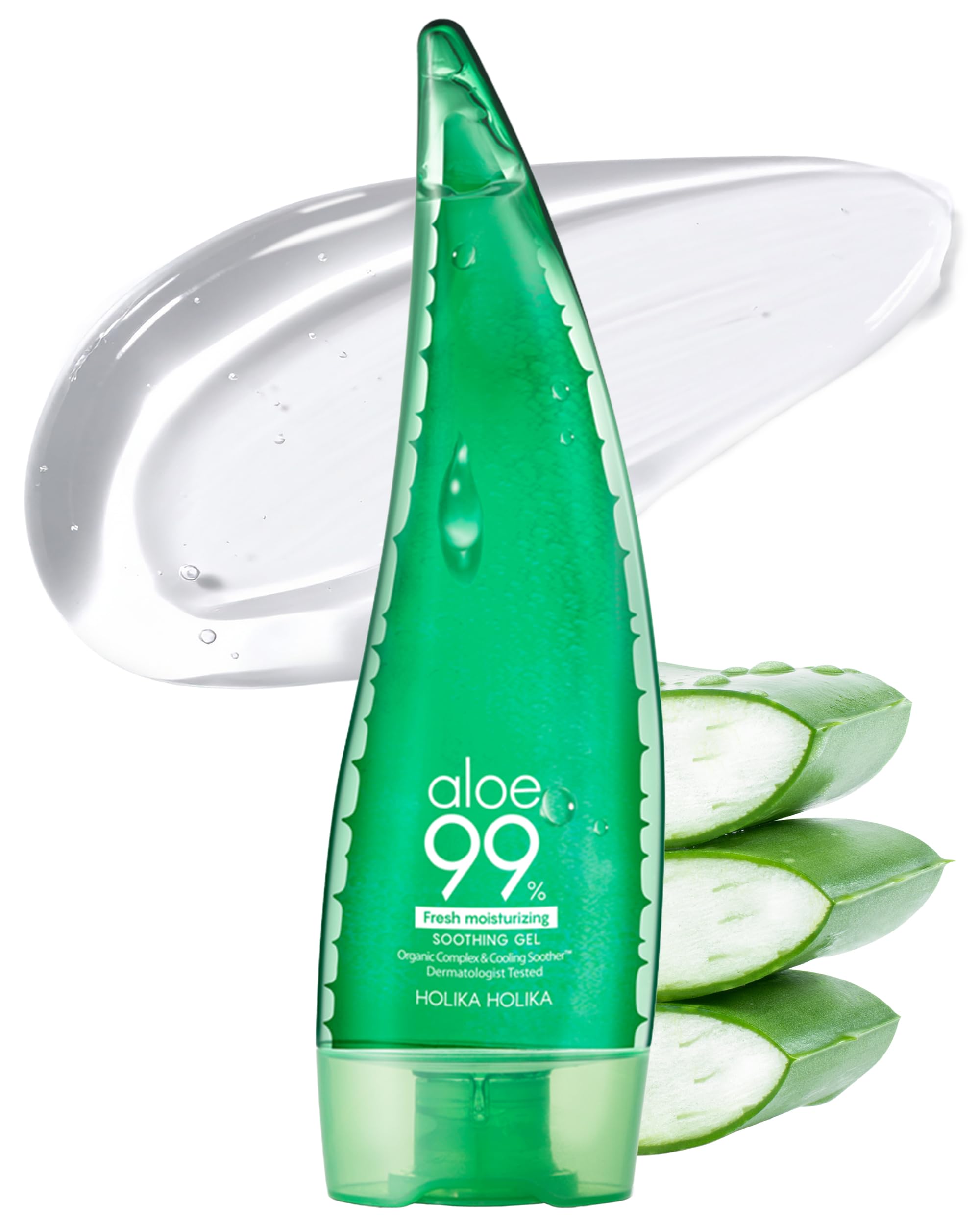 Amazon.com : HOLIKA HOLIKA Aloe Fresh Moisture Soothing Gel - Face