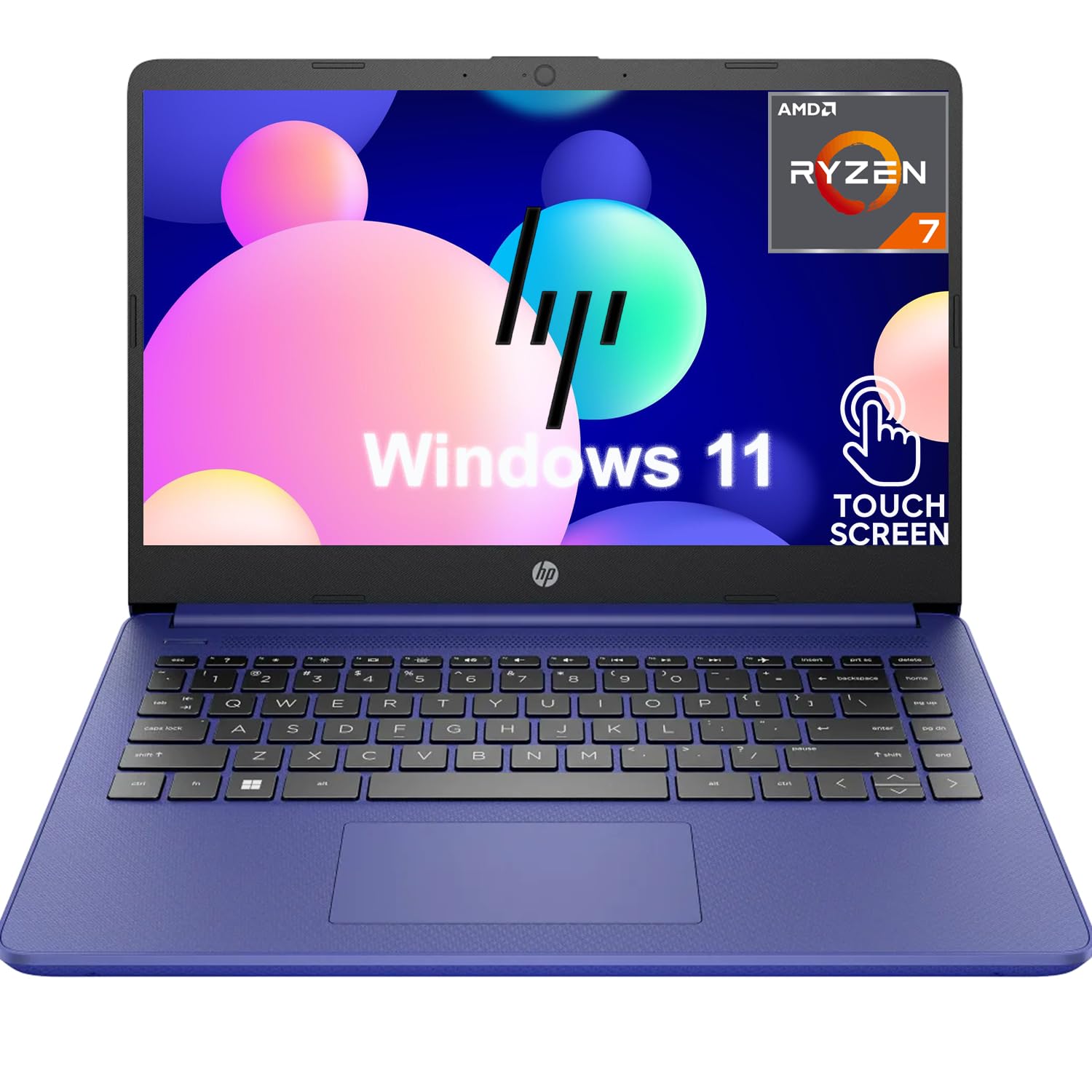 Amazon.com: HP 14 Inch Laptop | Touchscreen | Ryzen 7 5700U, AMD 8