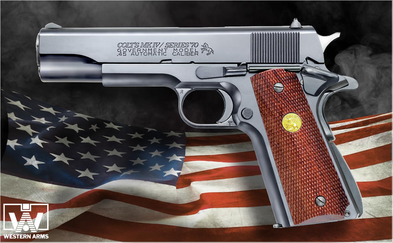 WA ウエスタンアームズコルトMkIVシリーズ70 ウッドグリップ付