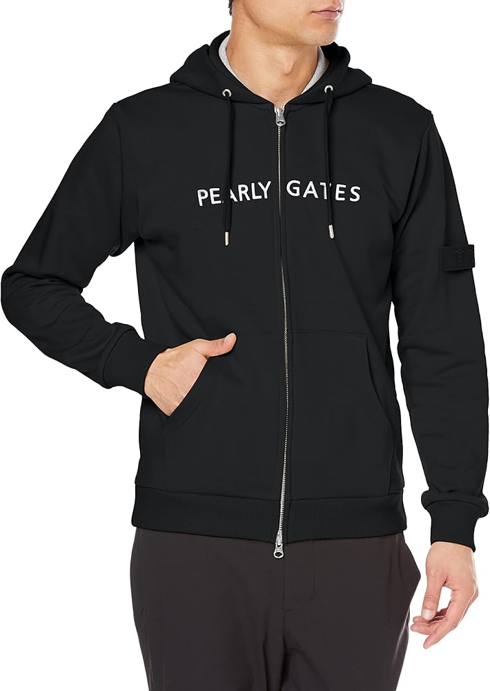 Amazon.co.jp: [パーリーゲイツ] メンズ パーカー 30/10裏毛シャドー