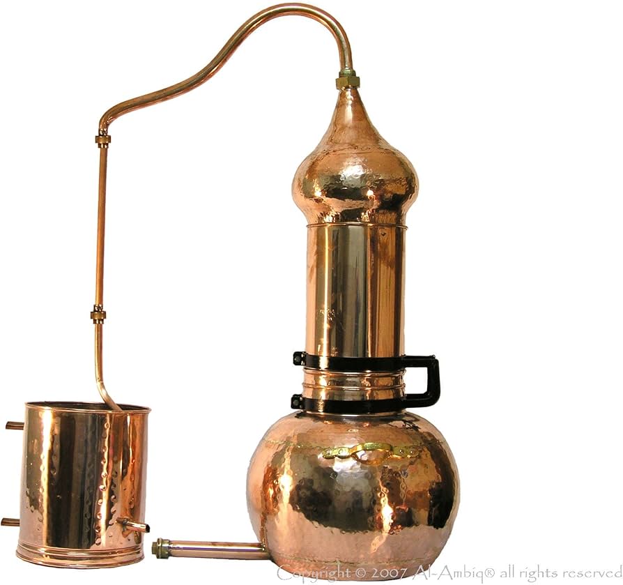 Amazon.co.jp: 銅製蒸留器 アランビック 5L カラム プレミアム溶接