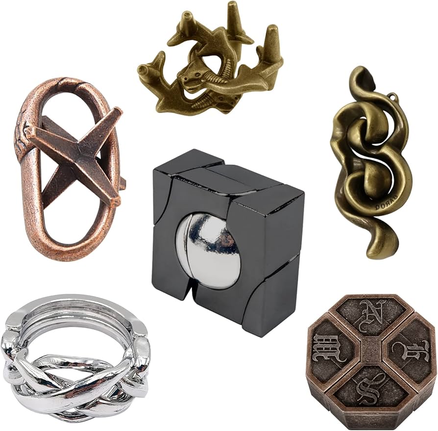 Amazon | HUAZONTOM 知恵の輪 おもちゃ 暇つぶしグッズ 立体パズル