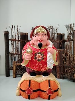 Amazon｜仏像 大黒天様像 置物 開運招福七福神 大黒天 木彫り 木製仏像