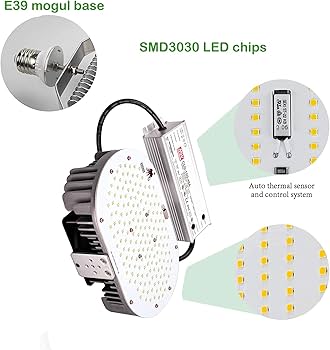LED Shoebox Retrofit Kit Lights 75W, E39 Base 150-250W MH/HPS