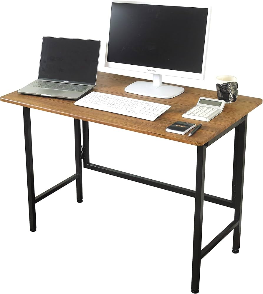 Amazon.co.jp: North Orange 折りたたみ デスク 簡単 すぐ使える完成品