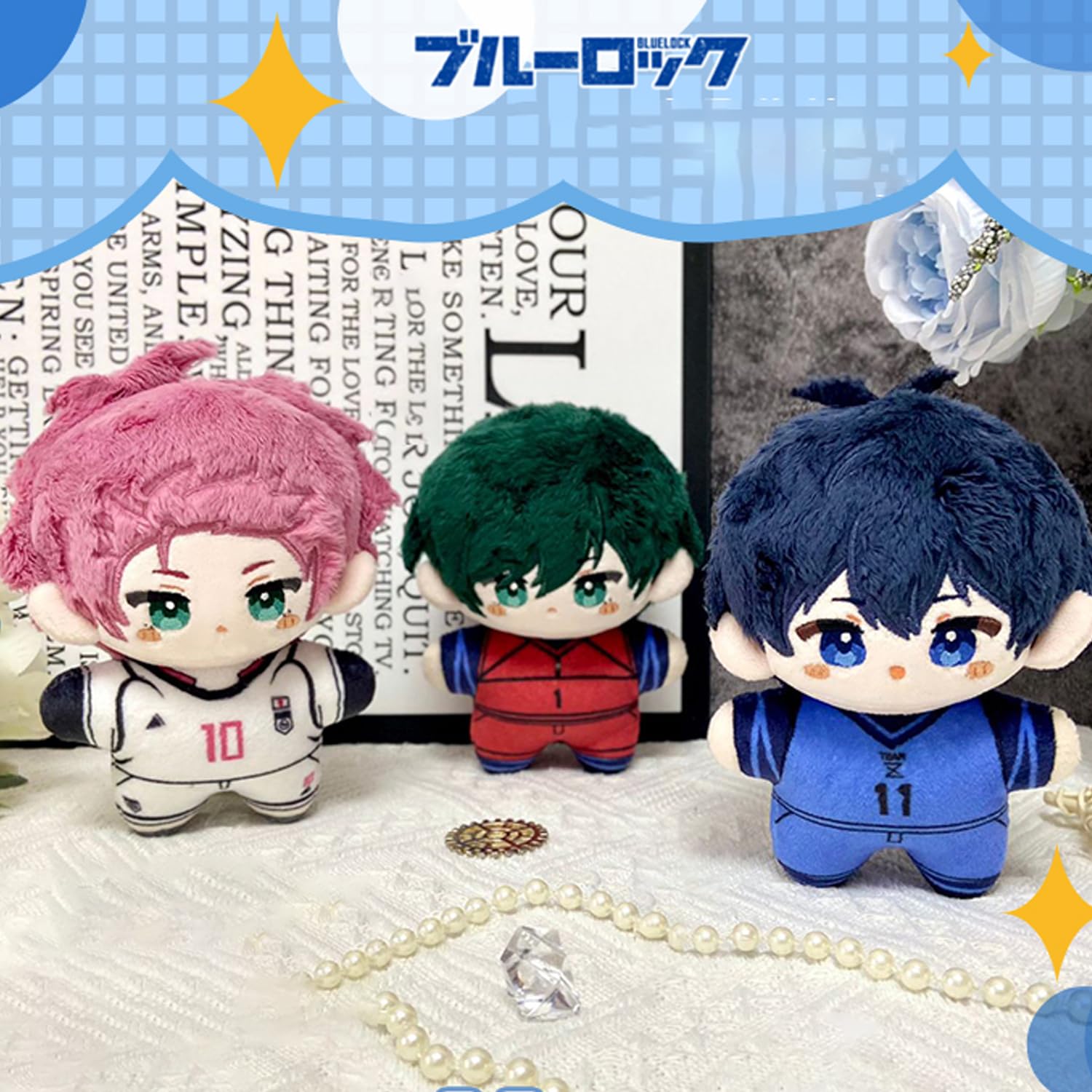 Amazon.co.jp: ブルーロック 周辺 潔世一 糸師凛 糸師冴 ぬいぐるみ