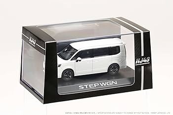 HJ43 1/43 Honda STEP WGN e: HEV SPADA Platinum White Pearl