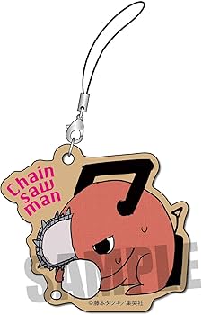 Amazon.co.jp: ポチタ木札ストラップ チェンソーマン／ポチタ（ピンク