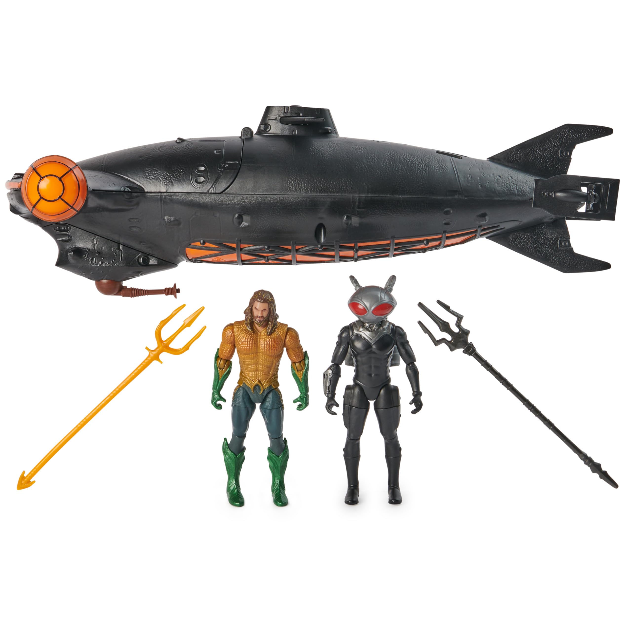 Amazon.com: DC Comics, Aquaman vs Black Manta Battle Set, 4-inch