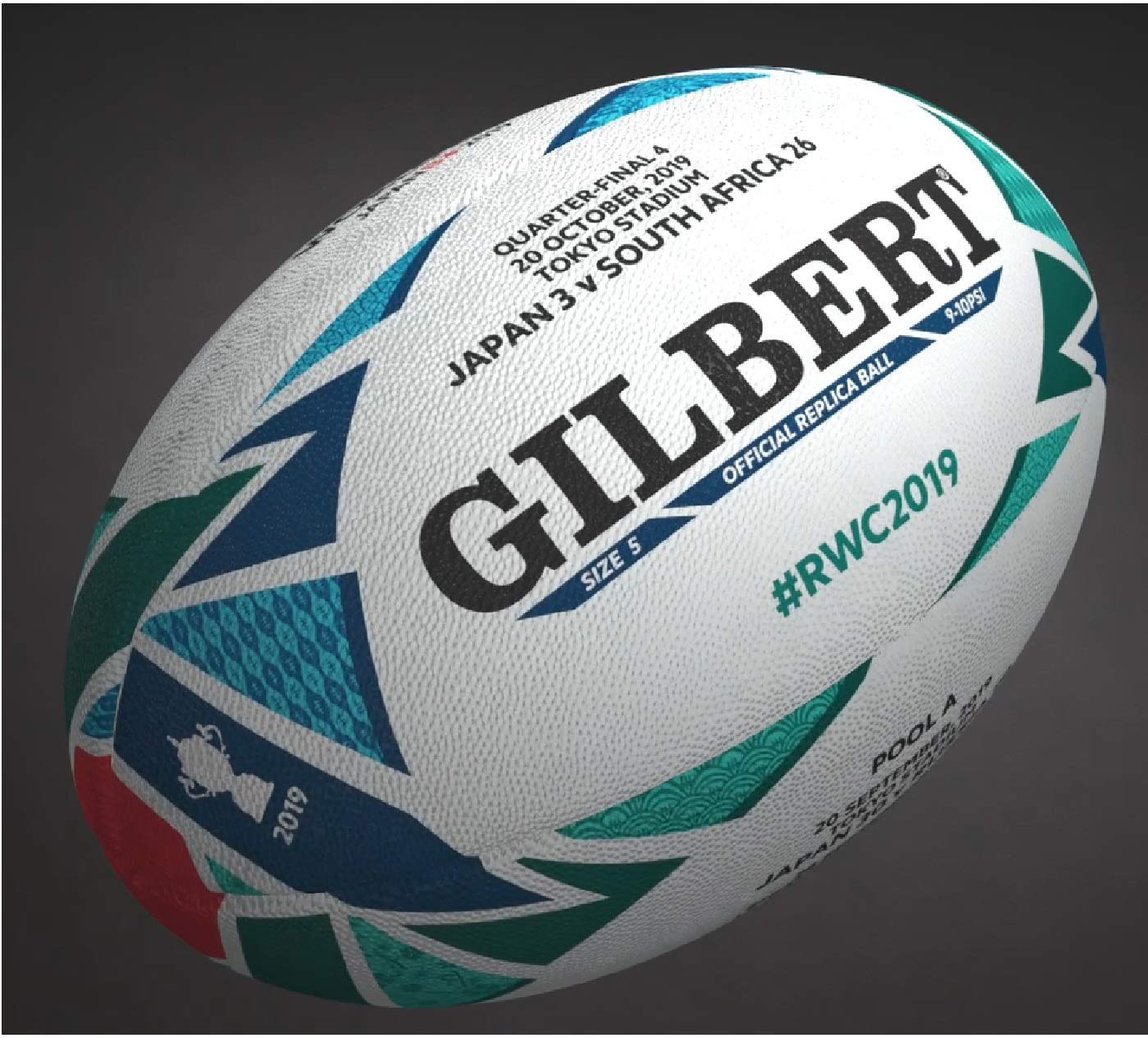 Amazon | RWC2019 ﾚﾌﾟﾘｶ日本代表記念ボール 5号 GB-9019 | Gilbert