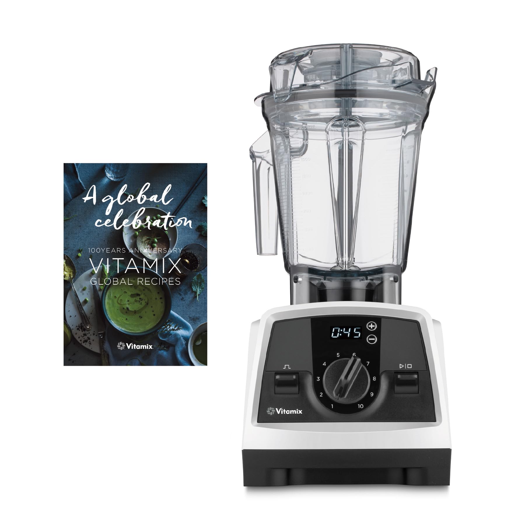 Amazon | 【公式】Vitamix V1200i ホワイト ミキサー 限定特典付き 1台