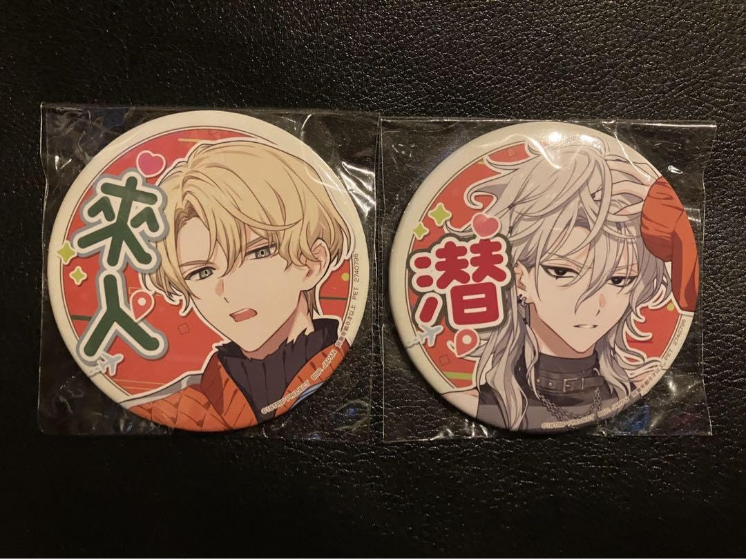 18TRIP エイトリ 北片來人 缶バッジ カプ缶 18TRIP カプセル缶バッジ