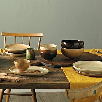 Amazon.com | Denby Studio Craft 4 Piece Rice Bowl Set, One Size