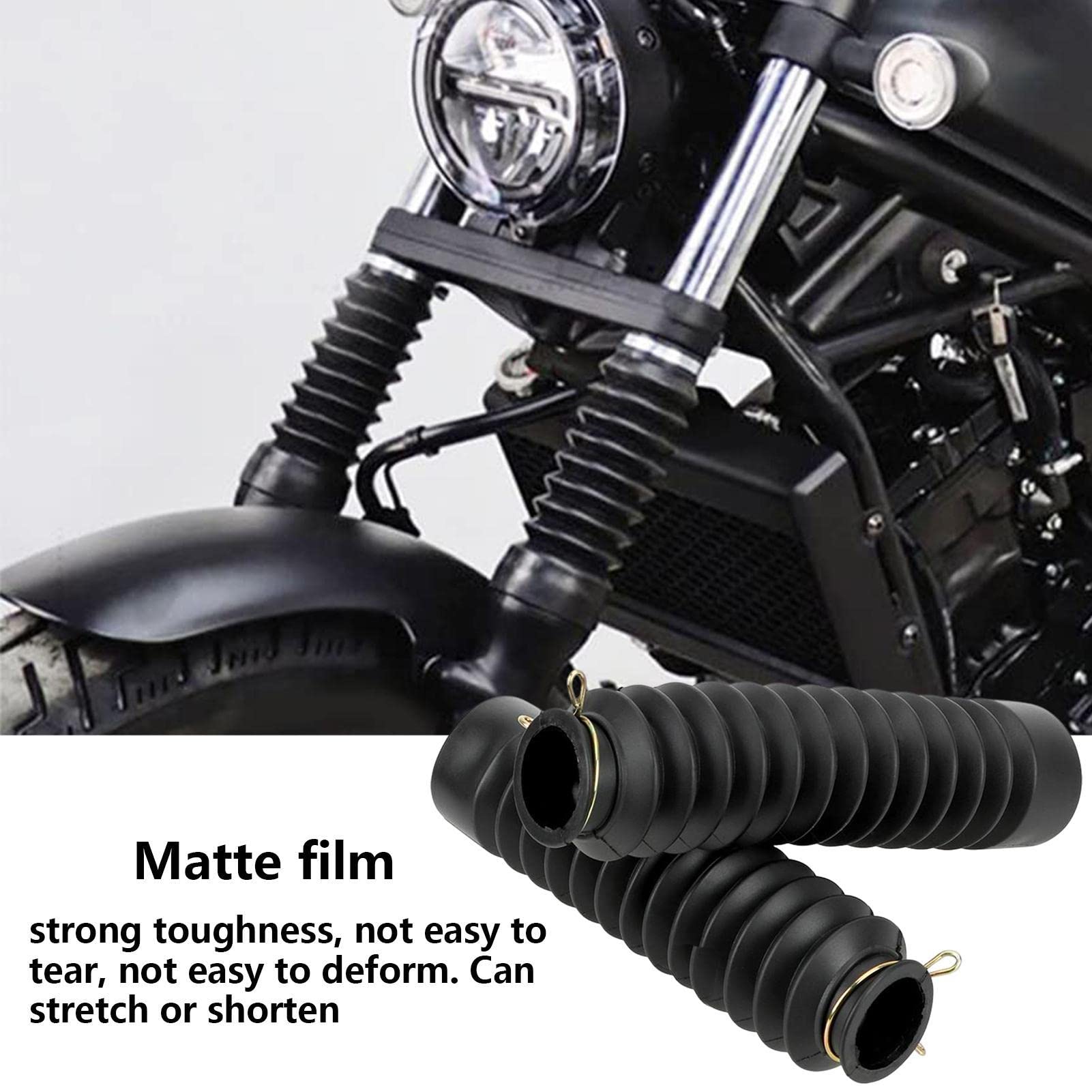 Amazon.co.jp: オートバイ フォーク ブーツ - 2 個オートバイ フロント