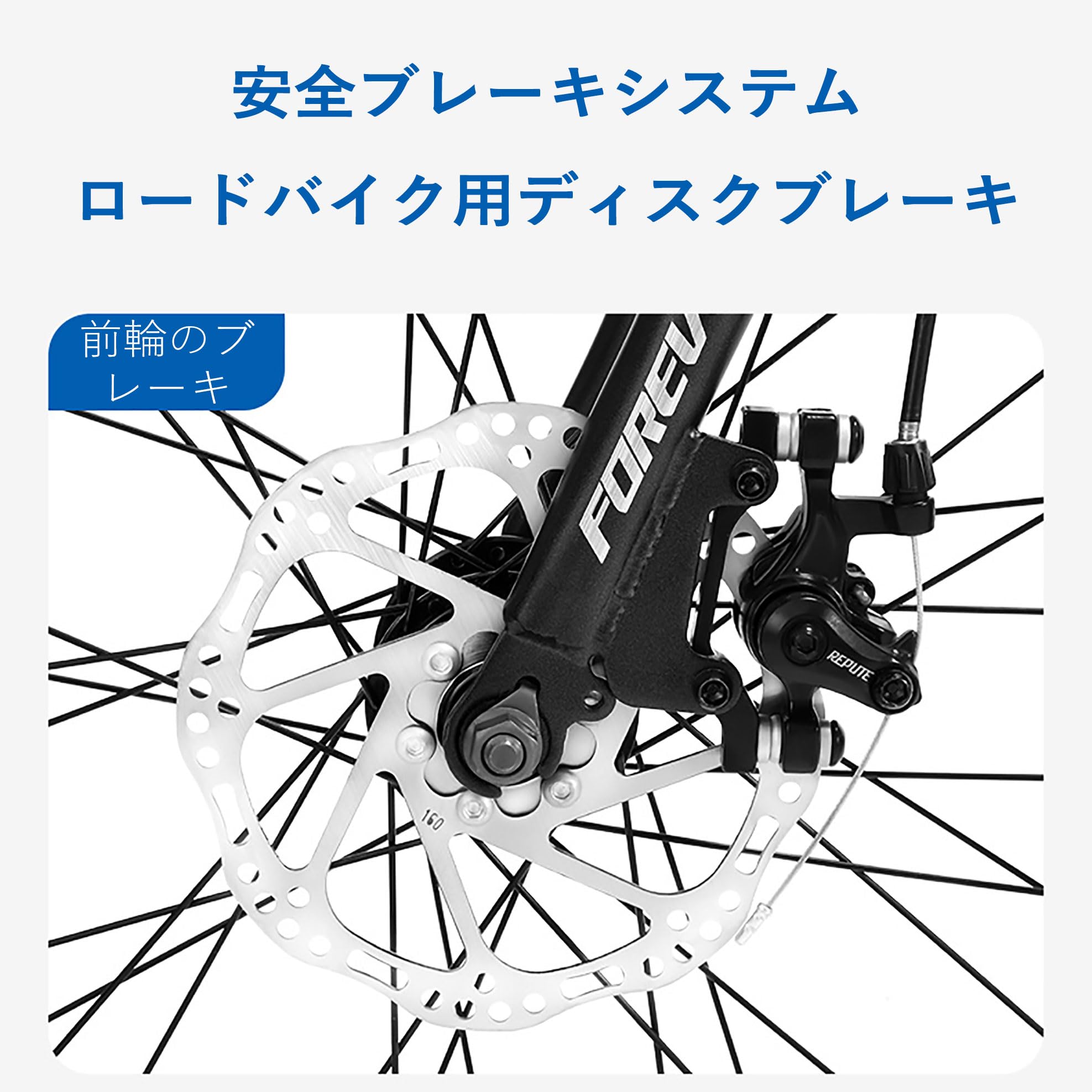 Amazon | ロードバイク 700C アルミフレーム 30段変速自転車 ディスク