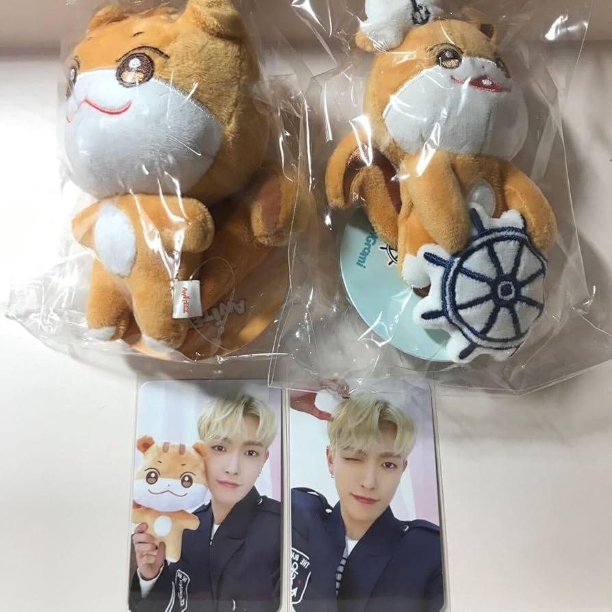 Amazon.co.jp: ATEEZ ANITEEZ ホンジュン ぬいぐるみ+キーリング
