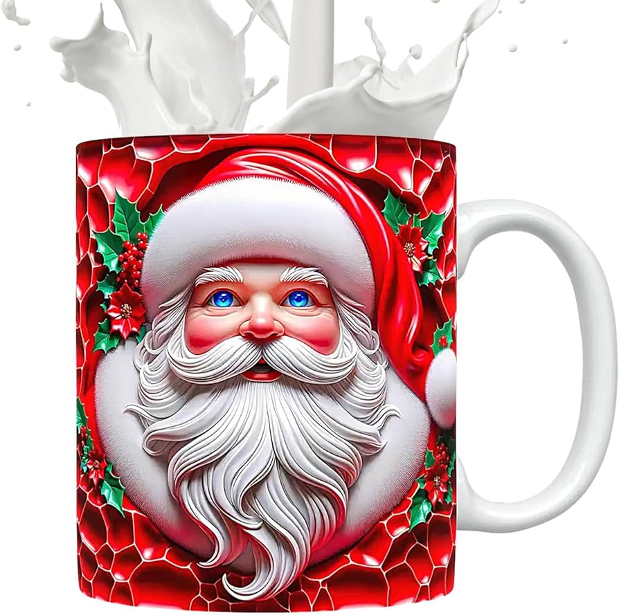 Amazon.co.jp: サンタ コーヒー マグ、サンタ セラミック クリスマス