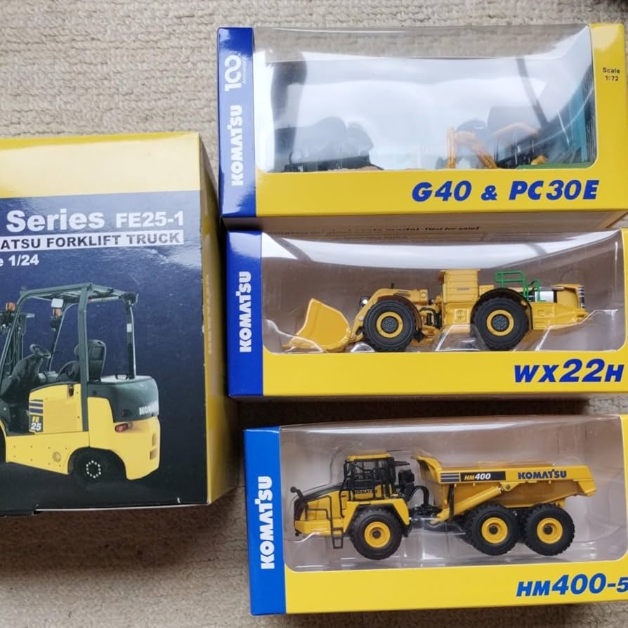 小松製作所 株主優待 オリジナルミニチュア 全期間 12台 2015ー2025年