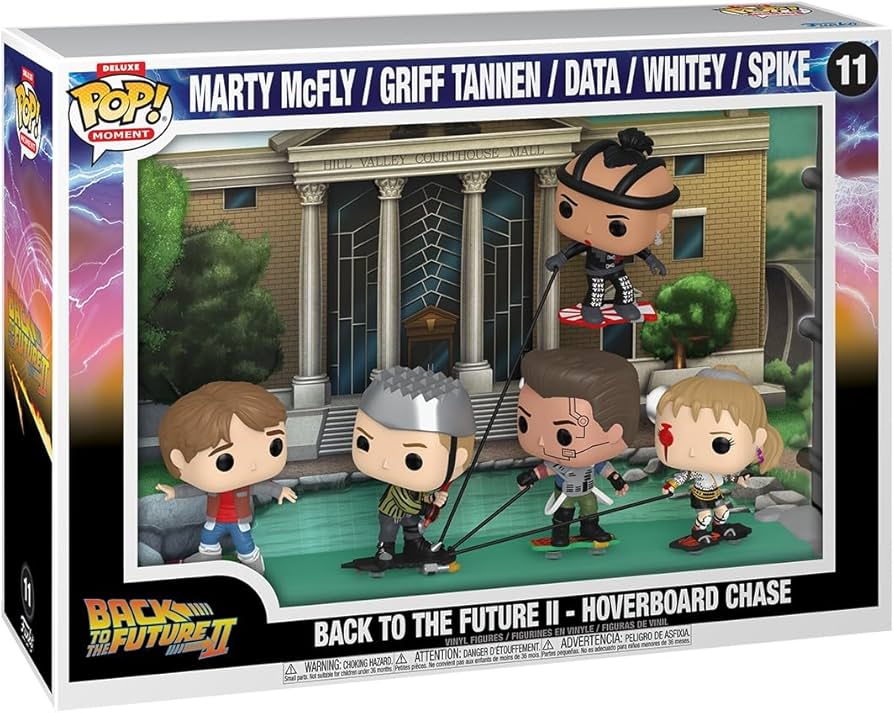 Amazon.com: Funko Pop! Moments Deluxe: Back to The Future 2