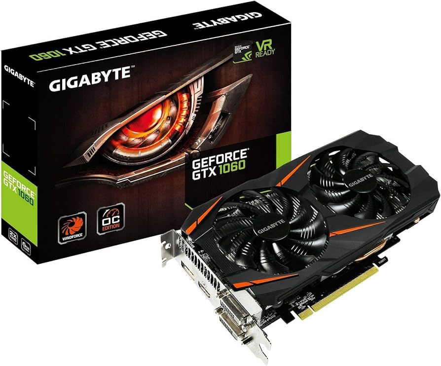Amazon.com: Gigabyte GeForce GTX 1060 WINDFORCE OC 6G (GV